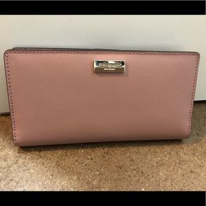 Kate Spade Dusty Peony Laurel Way Stacy Wallet